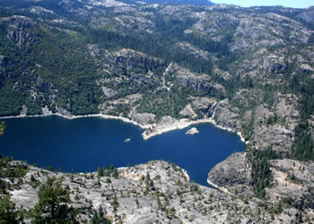 Looking at Donnell from the Vista Overlook