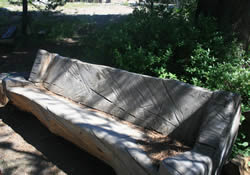 Hand-carved Bench