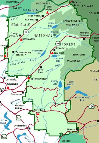 Stanislaus Map